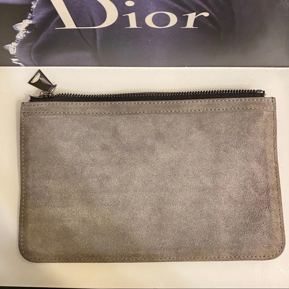 Proenza Schouler gray suede‎ purse small